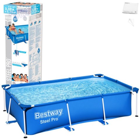 Bestway Basen STELAŻOWY 2,300L 259x170x61cm 56403