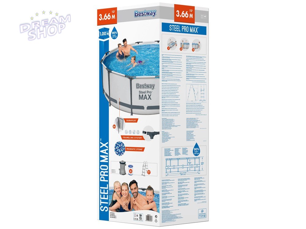 Bestway Basen STELAŻOWY 366x100cm 10w1 56418 Bestway Basen STELAŻOWY 366x100cm 10w1 56418