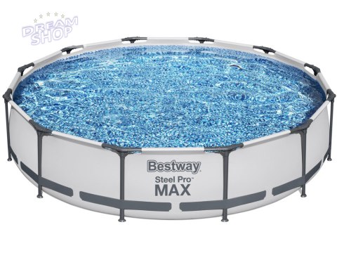 Bestway Basen STELAŻOWY 6,473L 366x76cm 7w1 pompa + filtr 56416 Bestway Basen STELAŻOWY 6,473L 366x76cm 7w1 pompa + filtr 56416