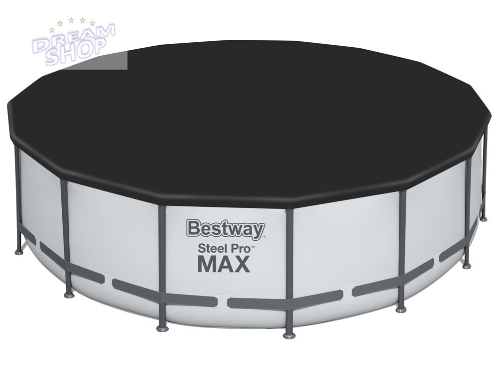 Bestway Basen stelażowy 488x122cm 10w1 szary 5612Z Bestway Basen stelażowy 488x122cm 10w1 szary 5612Z
