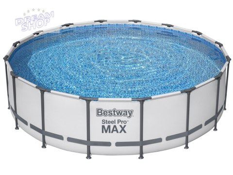 Bestway Basen stelażowy 488x122cm 10w1 szary 5612Z Bestway Basen stelażowy 488x122cm 10w1 szary 5612Z