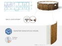 Bestway Basen stelażowy drewno 488x122 11w1 56725