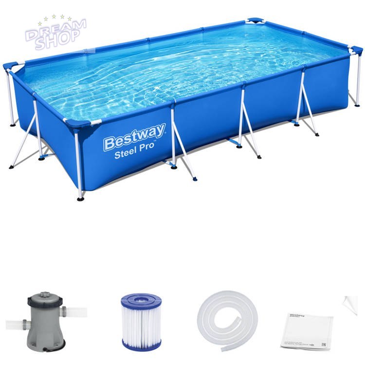 Bestway basen stelażowy 400 x 211 cm 8w1 56424 Bestway basen stelażowy 400 x 211 cm 8w1 56424