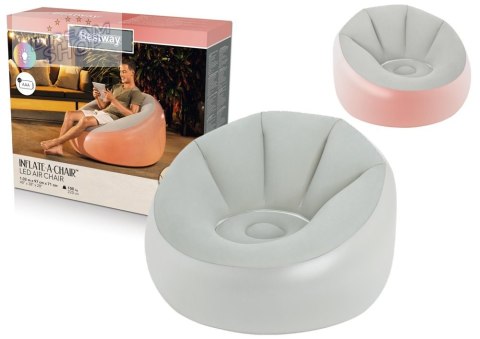 Dmuchany Fotel Podświetlany 102 x 97 x 71 cm Bestway 75086 Dmuchany Fotel Podświetlany 102 x 97 x 71 cm Bestway 75086