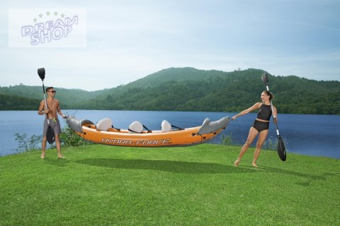 Kajak Dmuchany Trzyosobowy 381 x 100 cm Bestway 65132 Kajak Dmuchany Trzyosobowy 381 x 100 cm Bestway 65132