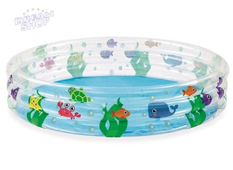 Bestway Dmuchany Basen dla dzieci MORSKI ŚWIAT 152x30cm 51004 Bestway Dmuchany Basen dla dzieci MORSKI ŚWIAT 152x30cm 51004