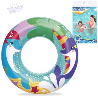 Bestway Koło dmuchane do pływania DELFIN 51c 36113
