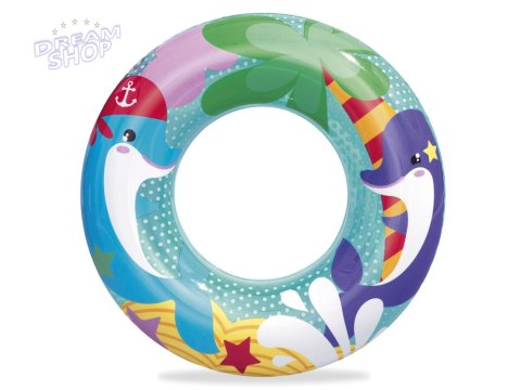 Bestway Koło dmuchane do pływania DELFIN 51c 36113 Bestway Koło dmuchane do pływania DELFIN 51c 36113