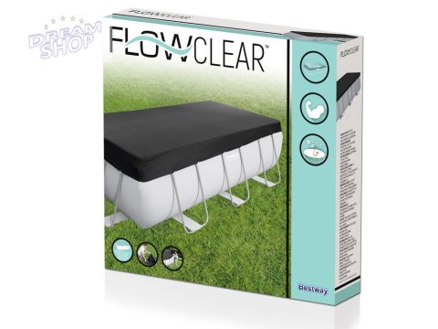 Bestway Pokrywa na basen stelażowy 396x185cm 58232