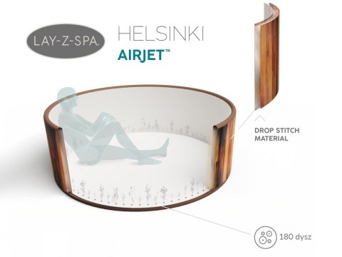 Lay-Z-Spa Helsinki Air Jet Jacuzzi BESTWAY