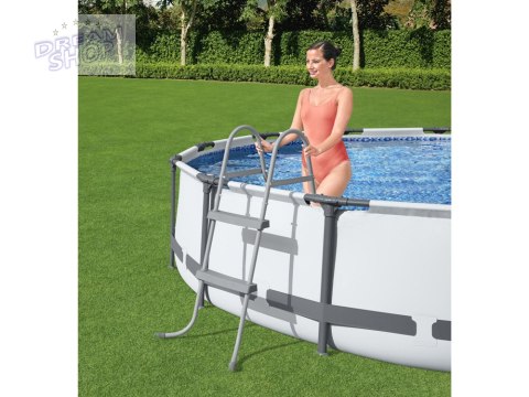 Bestway metalowa Drabinka do basenu 84cm 58430