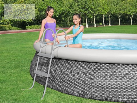 Bestway metalowa Drabinka do basenu 84cm 58430