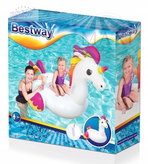 Dmuchany Jednorożec 150 x 117 cm Bestway 41114 Dmuchany Jednorożec 150 x 117 cm Bestway 41114