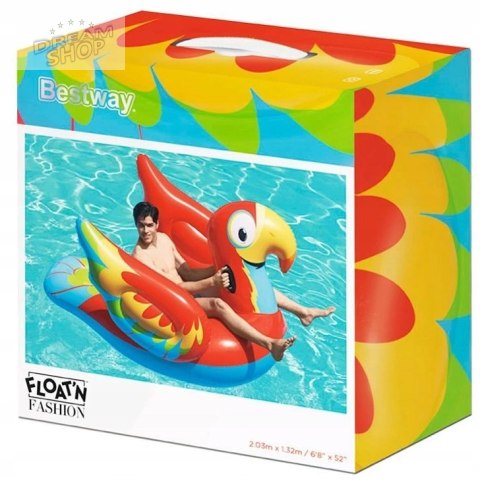 Dmuchany Materac Papuga 230 cm x 180 cm Bestway 41127 Dmuchany Materac Papuga 230 cm x 180 cm Bestway 41127