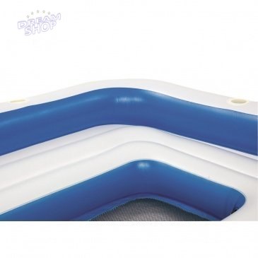 Dmuchany Materac Wyspa 389 x 274 cm Bestway 43105 Dmuchany Materac Wyspa 389 x 274 cm Bestway 43105