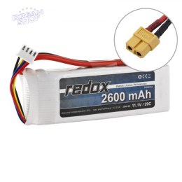Pakiet LiPo Akumulator Redox 2600 mAh 11,1V 20C