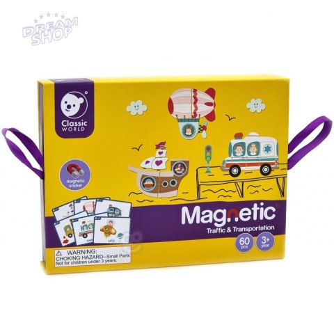 CLASSIC WORLD Puzzle Nauka Ruchu Transportu Drogowego 72 el. CLASSIC WORLD Puzzle Nauka Ruchu Transportu Drogowego 72 el.