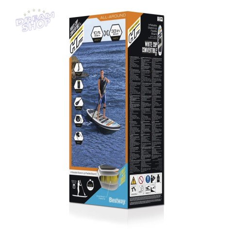 Deska Sup Hydro-Force 305 x 84 x 12 cm White Cap Bestway 65341 Deska Sup Hydro-Force 305 x 84 x 12 cm White Cap Bestway 65341
