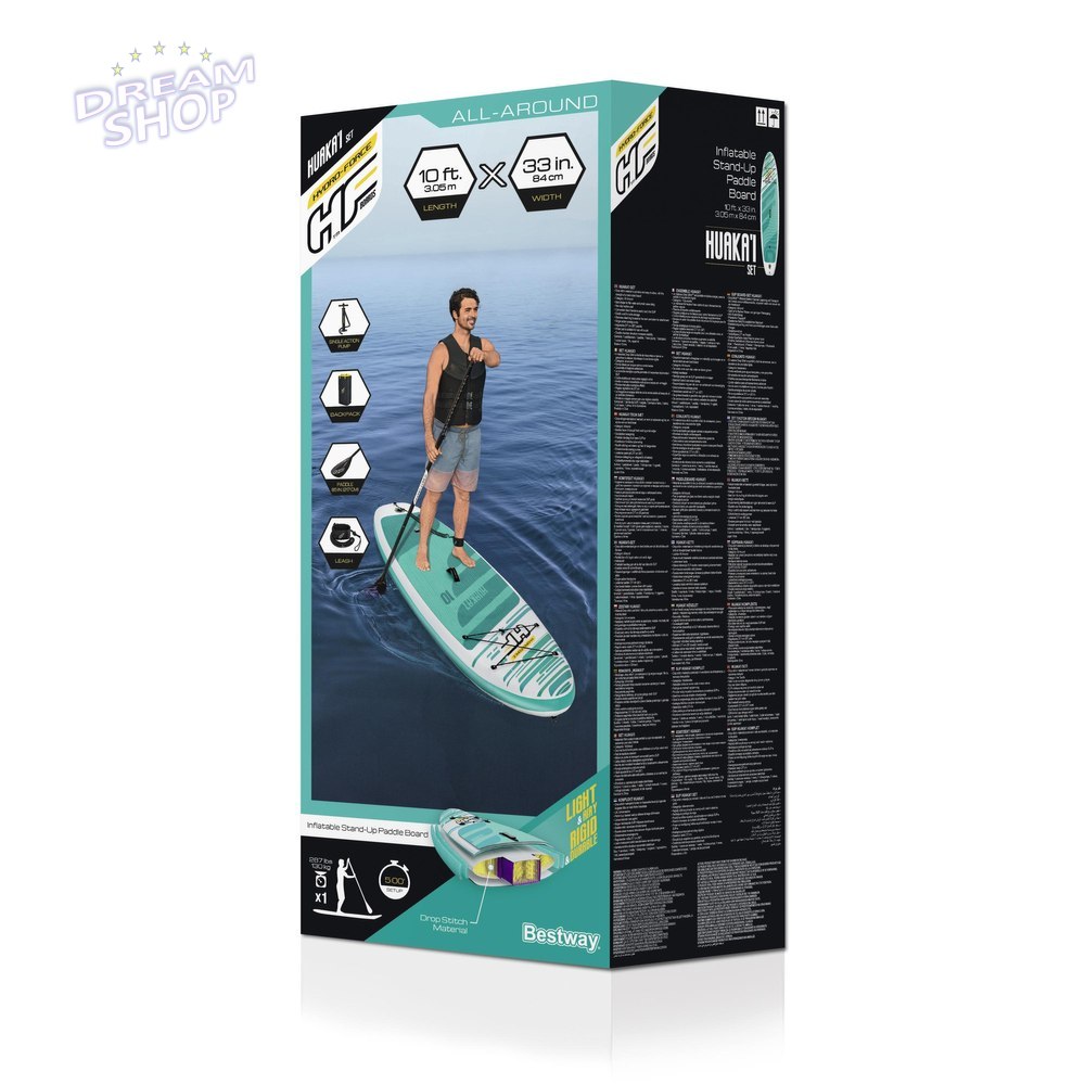 Deska Sup Hydro-Force Pompowana 305 x 84 x 15 cm Bestway 65346 Deska Sup Hydro-Force Pompowana 305 x 84 x 15 cm Bestway 65346