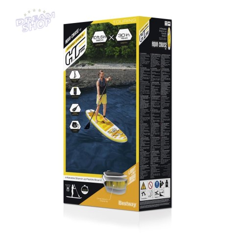 Deska Sup Hydro-Force Żółta 320 x 76 x 12 cm Bestway 65348 Deska Sup Hydro-Force Żółta 320 x 76 x 12 cm Bestway 65348