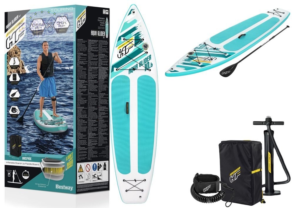 Dmuchana Deska Sup Hydro-Force 320 x 79 x 12 cm Bestway 65347 Dmuchana Deska Sup Hydro-Force 320 x 79 x 12 cm Bestway 65347
