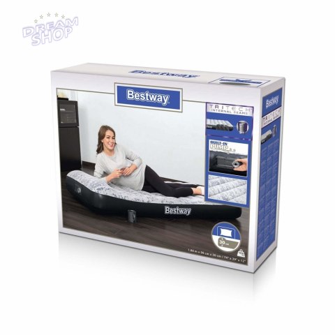 Dmuchany Materac Z Pompką 188 x 99 x 30 cm Bestway 67834 Dmuchany Materac Z Pompką 188 x 99 x 30 cm Bestway 67834