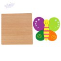 Puzzle drewniane edukacyjne klocki dla dzieci 15-15MO