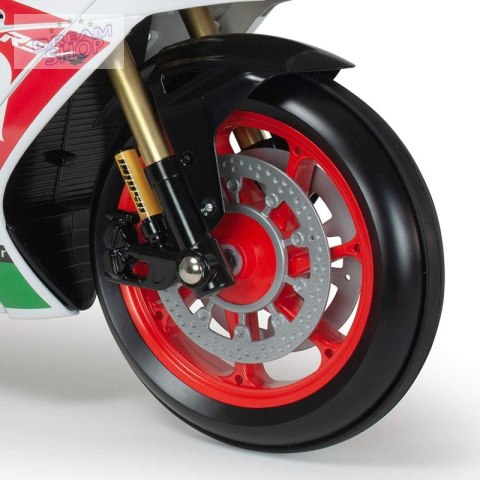 INJUSA Motorek Elektryczny Aprilia Akumulator 12V INJUSA Motorek Elektryczny Aprilia Akumulator 12V