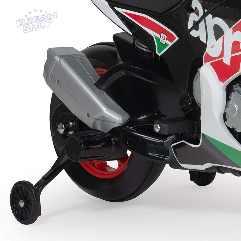 INJUSA Motorek Elektryczny Aprilia Akumulator 12V INJUSA Motorek Elektryczny Aprilia Akumulator 12V