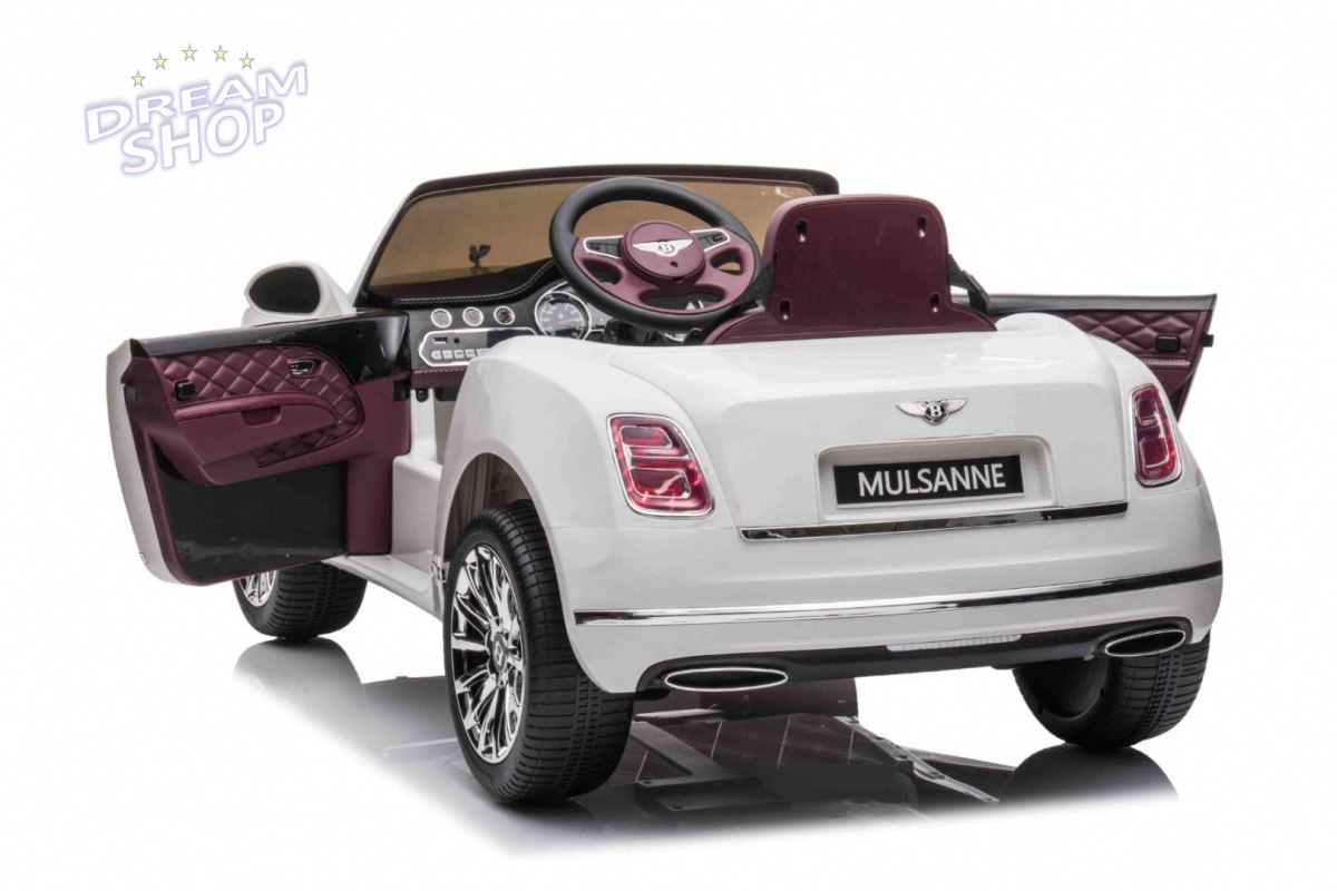 Pojazd Bentley Mulsanne Biały Pojazd Bentley Mulsanne Biały