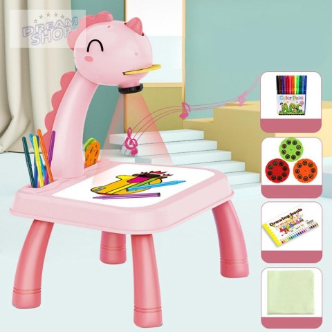 PROJEKTOR do nauki rysowania DINO