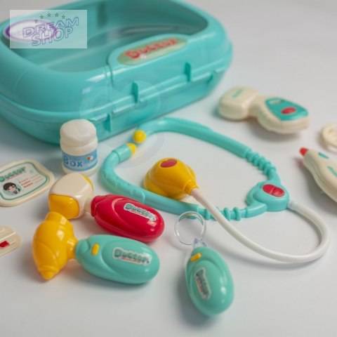 WOOPIE Zestaw Lekarski Mały Lekarza Doktor w Walizce Światło Dźwięk + Akc. WOOPIE Zestaw Lekarski Mały Lekarza Doktor w Walizce Światło Dźwięk + Akc.