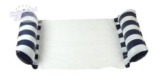 Materac dmuchany fotel krzesło do pływania 120x70cm granatowy
