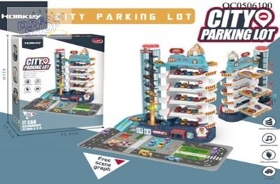Parking garaż 5 poziomów elektryczna winda + mata + 4 auta Parking garaż 5 poziomów elektryczna winda + mata + 4 auta