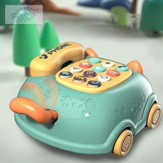 Telefon kotek jeździk dźwięk światło gryzak 9058Z