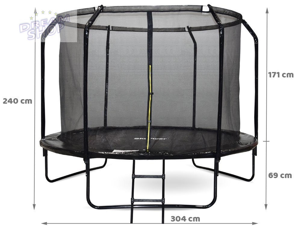 Trampolina ogrodowa SkyFlyer + drabinka 10FT 304cm Trampolina ogrodowa SkyFlyer + drabinka 10FT 304cm