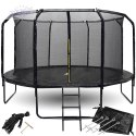 Trampolina ogrodowa SkyFlyer + drabinka 14FT 426cm