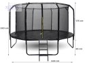 Trampolina ogrodowa SkyFlyer + drabinka 14FT 426cm