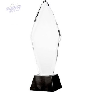 Trofeum Szklane Grawerowane H 31 Cm