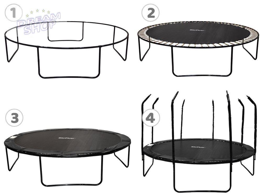 Trampolina ogrodowa SkyFlyer + drabinka 12FT 366cm Trampolina ogrodowa SkyFlyer + drabinka 12FT 366cm
