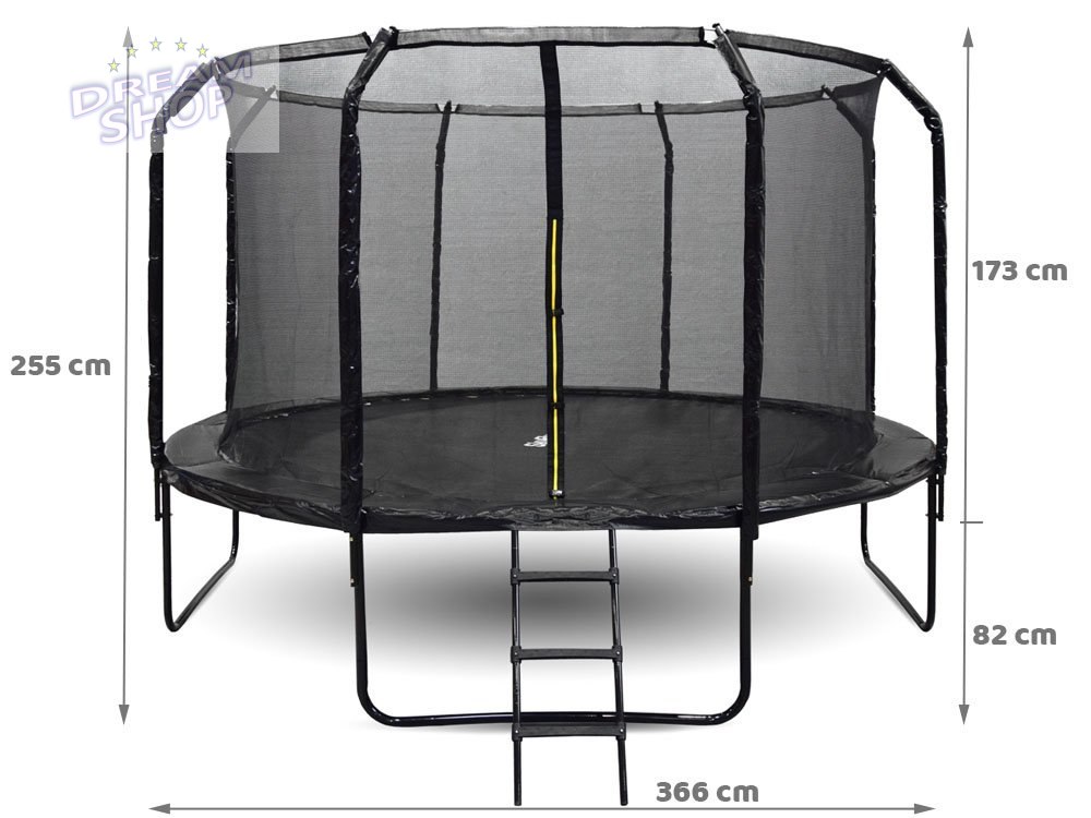 Trampolina ogrodowa SkyFlyer + drabinka 12FT 366cm Trampolina ogrodowa SkyFlyer + drabinka 12FT 366cm