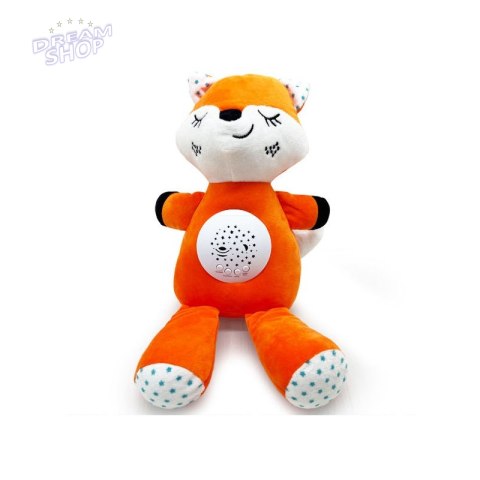 WOOPIE Przytulanka Usypiacz Projektor 2w1 Lis - 10 Kołysanek