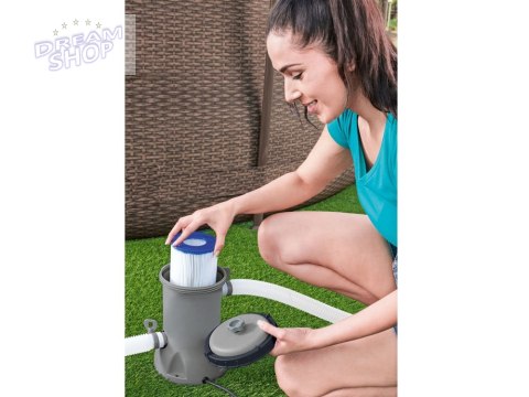 Bestway Pompa filtrująca do basenu wyd 2m3/h 58383 Bestway Pompa filtrująca do basenu wyd 2m3/h 58383