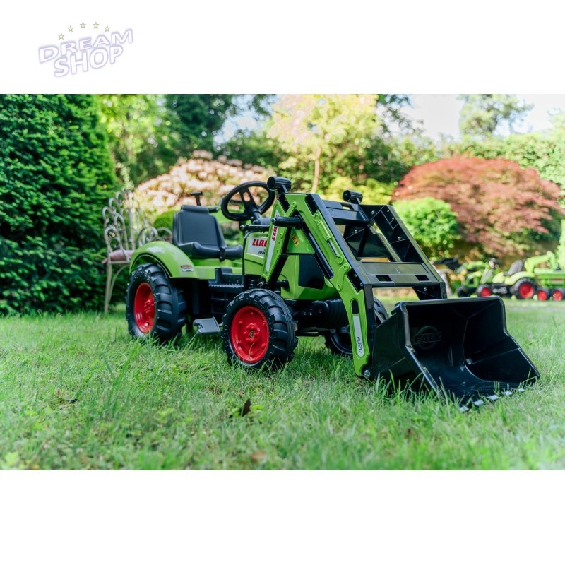 FALK Traktor CLAAS ARION z Przyczepą Maxi i Łyżką FALK Traktor CLAAS ARION z Przyczepą Maxi i Łyżką