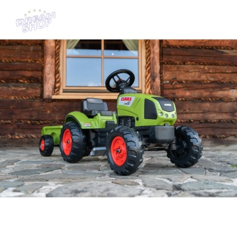 FALK Traktor Claas Zielony na Pedały z Przyczepą + Klakson od 2 Lat. FALK Traktor Claas Zielony na Pedały z Przyczepą + Klakson od 2 Lat.