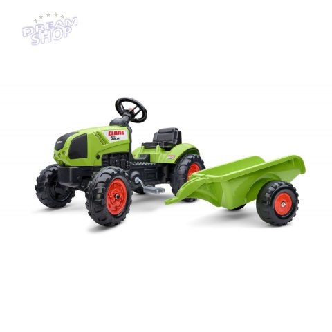 FALK Traktor Claas Zielony na Pedały z Przyczepą + Klakson od 2 Lat. FALK Traktor Claas Zielony na Pedały z Przyczepą + Klakson od 2 Lat.