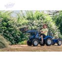 FALK Traktor New Holland na pedały z przyczepą i łyżką od 3 lat