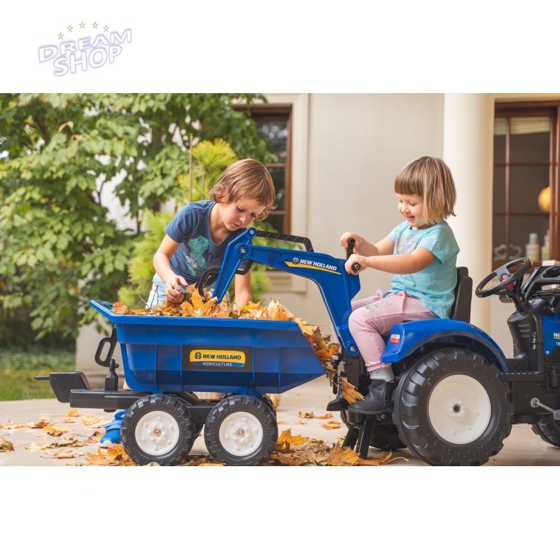FALK Traktor New Holland z Maxi Przyczepą i Łyżką od 3 lat FALK Traktor New Holland z Maxi Przyczepą i Łyżką od 3 lat