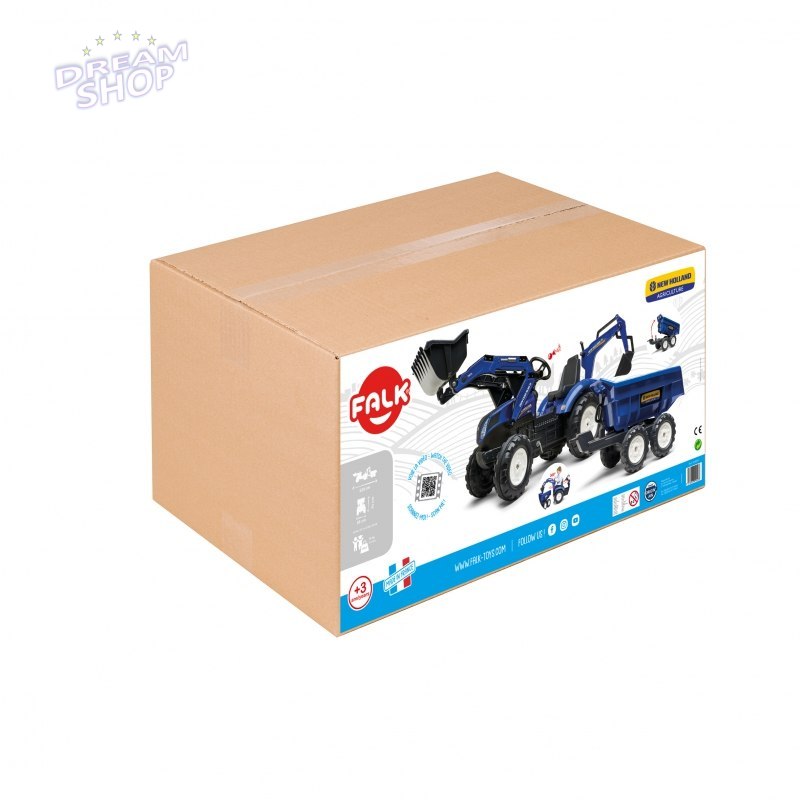FALK Traktor New Holland z Maxi Przyczepą i Łyżką od 3 lat FALK Traktor New Holland z Maxi Przyczepą i Łyżką od 3 lat