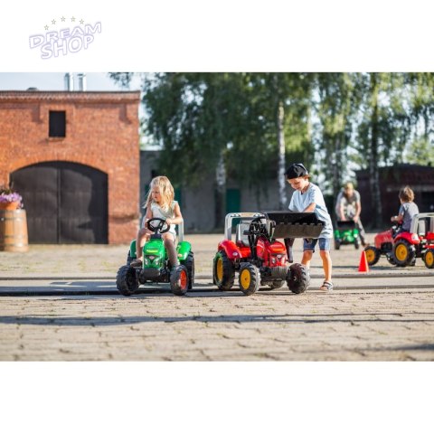 FALK Traktor na Pedały z Przyczepą Red Supercharger FALK Traktor na Pedały z Przyczepą Red Supercharger